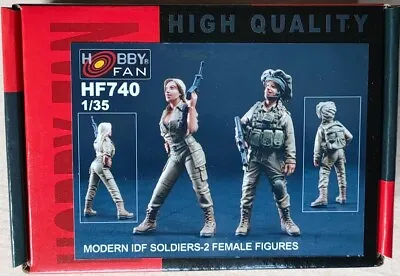 Hobby Fan 1/35 Modern IDF Soldiers 2 Females Resin • $52.91