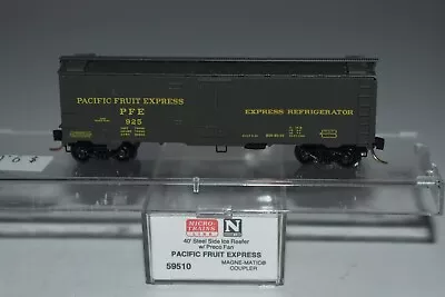 N Scale MTL 59510 Pacific Fruit Express 40' Single Door Reefer 925 C38241 • $19.99