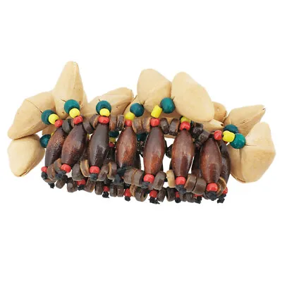 African Hand Bell Bracelet Jingle Toy Percussion • £13.29