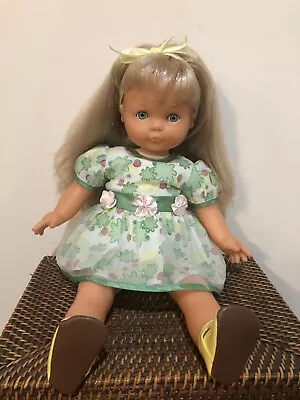1983 Vintage Adorable 19  Blonde/Blue Eyes FAMOSA Doll Made In Spain • $25
