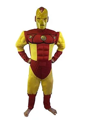 Iron Man Deluxe Muscle Chest Comic Book Adult Costume • $24.99