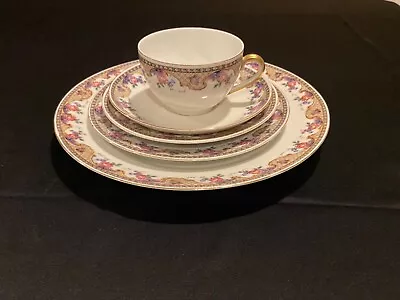 Victoria Czechoslovakia Porcelain Gold Trim 5 Piece Set  • $45