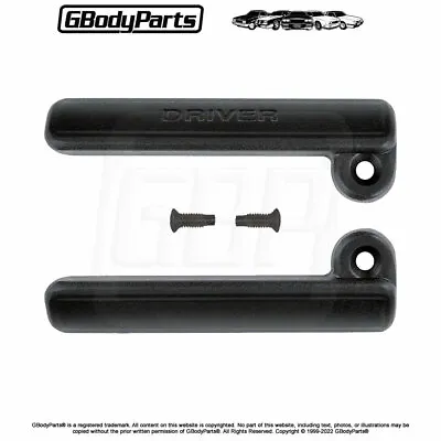 82-89 F-Body Fisher T-Top TTop Panel Release Lock Lever Handle - BLACK Pair • $59.95