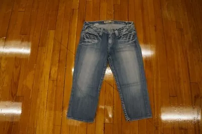 RH19412 **BIG STAR** RN#75900 MADDIE CAPRI CROPPED WOMENS JEANS Sz29 • $15