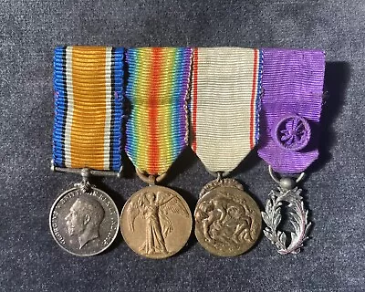 WW1 Miniature Medal Group • £95