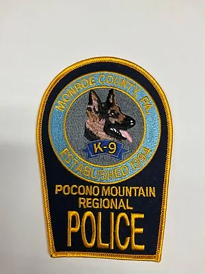 K9 K-9 Pocono Mtn Police State Pennsylvania PA • $8