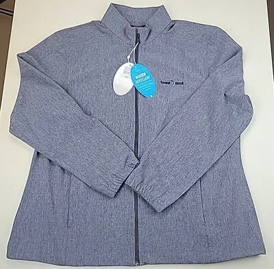 Greg Norman Golf Rain Jacket Long Sleeve Womens XL Gray Polyester NWT Golf Gear • $21.99