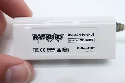 Rock Band USB 2.0 4-Port HUB Adapter VIPowER VP-H209B - Tested • $9.99