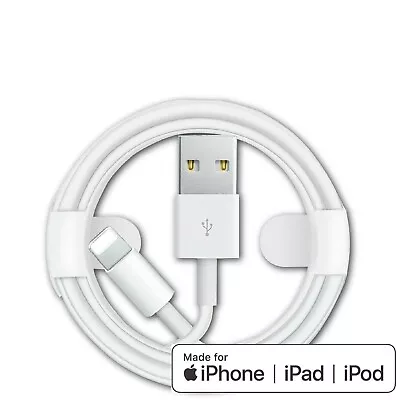 USB Charger For Apple IPhone Fast Long Cable USB Lead 8 X XS XR 11 12 13 14 Pro • £4.49