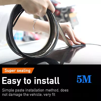 $9.83 • Buy Sunroof Waterproof Rubber Sealing Strips Trim For Auto Car Front Rear Windshield