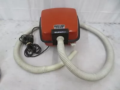 Vintage EUREKA 3321 Canister Vacuum Cleaner Orange W/ Hose Retro Orange • $115