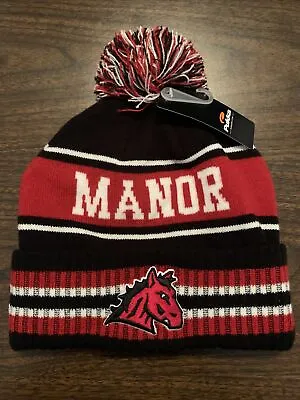 Pukka Manor Mustangs Beanie/Toboggan Sz. OSFM New Red/Black/White  • $19.99