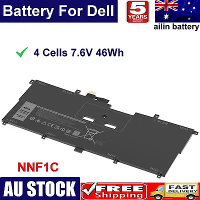 NNF1C Battery For Dell XPS 13 9365 2-in-1 (2017) 13-9365-D1605TS P71G Laptop AU • $61.74