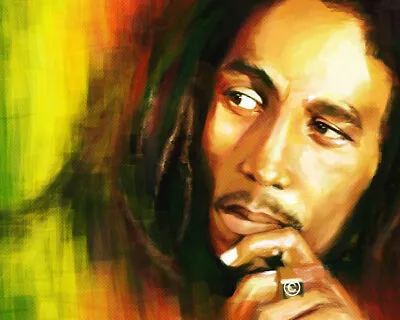 BOB MARLEY - ARTWORK - MASSIVE POSTER  12 X 8 (A4) • £6.90