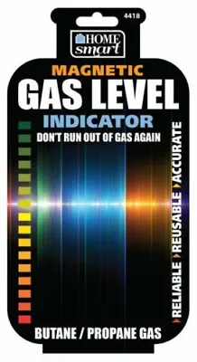 MAGNETIC GAS LEVEL INDICATOR Colour Butane Propane LPG Gauge Camping Caravan BBQ • £3.09