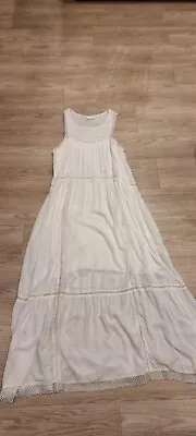 Witchery - Womens White Beach Maxi Dress - Size 12 - SOFT AND FLOWY • $35