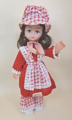 Vintage 10  Hard Plastic Brunette Poseable Doll  Made In Hong Kong • $12.99