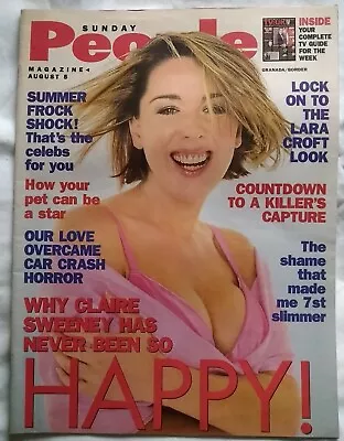 £4.99 • Buy Sunday People Magazine - Claire Sweeney Free Post 