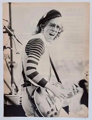 BOB WELCH (FLEETWOOD MAC)~Original 1970s Mini-Poster~Vtg Circus Magazine Pinup • $9.99