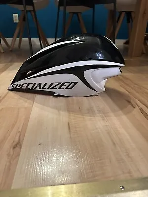 Specialized Triathlon / Time Trial Aero Bike Helmet Black & White Race Small • $55