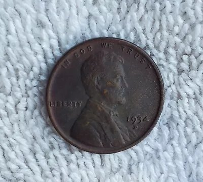 1934 D Lincoln Wheat Cent Penny ~ Very Fine (VF) ~ Free Shipping✨ • $3.45