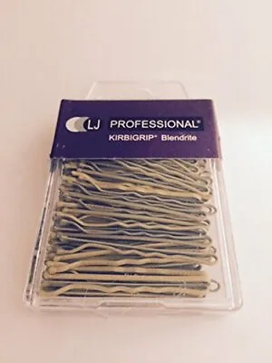 LJ Professional 4cm (2 ) Blendrite Blonde Kirbigrip Hair Grips - Waved (Pack ... • £4.99