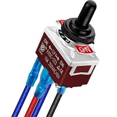 Waterproof Reverse Polarity Switch 12V Momentary Toggle Switch 30A DC Motor C • $23.08