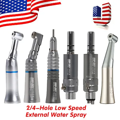 NSK Type Dental Slow Low Speed Handpiece Contra Angle Straight 2/4 H Micromotor • $11.39