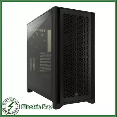 Corsair 4000D AIRFLOW Tempered Glass Black Mid Tower PC Case • $175