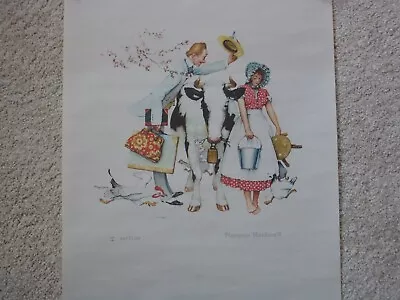 Norman Rockwell  Offset Lithograph Print  The Traveling Salesman  No. 327/350. • $0.99