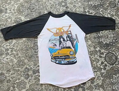 Aerosmith 1988 California Tour Vintage Tee Shirt • $108.64