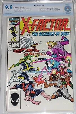 X-Factor #5 CBCS 9.8 June 1986 1st Appearance Of Apocalypse (cameo). Like CGC • $75.99