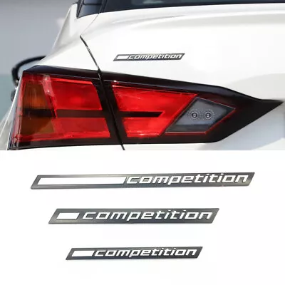 Metal Competition Car Trunk Rear Side Emblem Badge Decal Sticker For M Series • $16.91