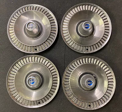 1964 FORD GALAXIE VINTAGE ORIGINAL Set OF 14 INCH HUBCAPS WHEEL COVERS Rare • $169.43