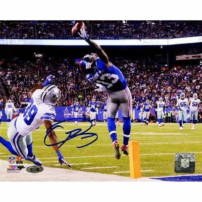 Odell Beckham Jr Signed New York Giants Photo: One-Handed Touchdown Catch • £299.99