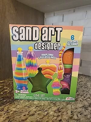 Creative Kids Glow In The Dark Sand Art Design 6 Bottles Magic Glow Sand • $10