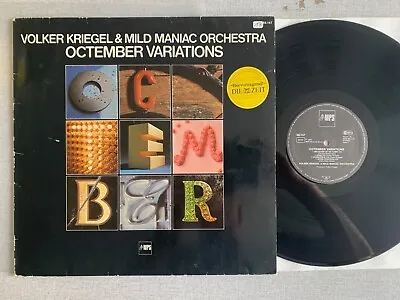 Volker Kriegel & Mild Maniac Orch Octember Variations Mps 68.147 Stereo Lp • $19.99