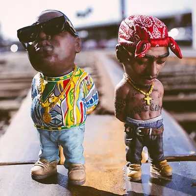 Hip-hop Legendary Master Tupac Resin Ornament Gangster Rapper Statue Figurine • $14.99