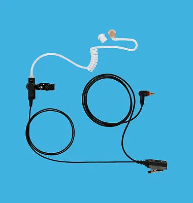 Military Style Single-Wire Clear Tube Earpiece PTT For Motorola SL8050 SL8550 • $12.90