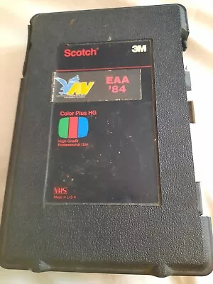 VINTAGE 1984 EAA Vhs Video Cassette. • $7