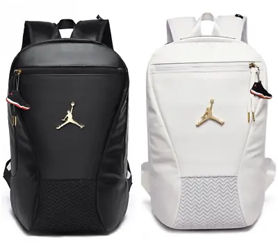 £23 • Buy Jordan Backpack Student School Bag Large Capacity Waterproof Travel Bag Black 