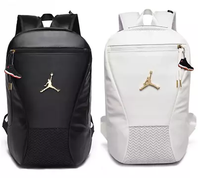 £23 • Buy Jordan Backpack Student School Bag Large Capacity Waterproof Travel Bag Black 