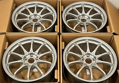 Volk Racing CE28N-Plus 18x9.5 +38 5x114.3 Diamond Silver (SET) • $3917