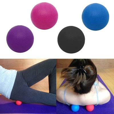 Yoga Lacrosse Massage Ball Myofascial Muscle Relief Trigger Point Therapy Pain • $6.83