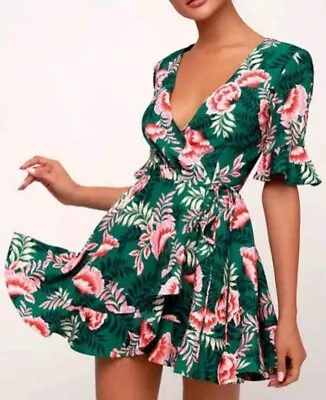 Finders Keepers Songbird Wrap Dress • $20