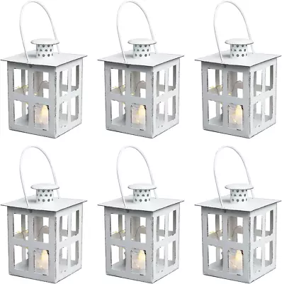Decor 6PCS Mini Lanterns Decorative For Wedding Centerpieces- Bulk White • $53.66
