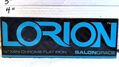 Lorion Salon Grade Blue Mini 1/2  Ceramic Flat Iron NIB Hair Straightener NEW A4 • $9.99
