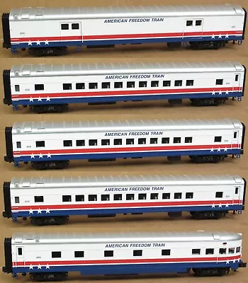 MTH Premier 20-6593 American Freedom 70' 5-Car Passenger Set O-Gauge • $319.99