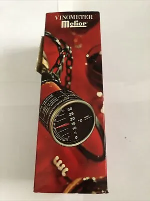 Vintage Melior Vinometer Wine Thermometer Brand New 1977 • $7.99