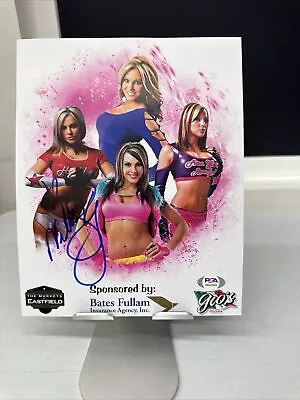 Velvet Sky AUTOGRAPHED 8x10 TNA Impact Wrestling With PSA COA • $29.99